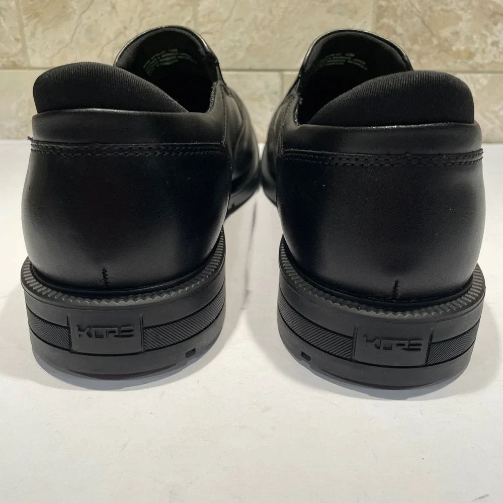 Nunn Bush Kore Mens Black Leather Slip On‎ Loafers Dress Shoes Size 12 M